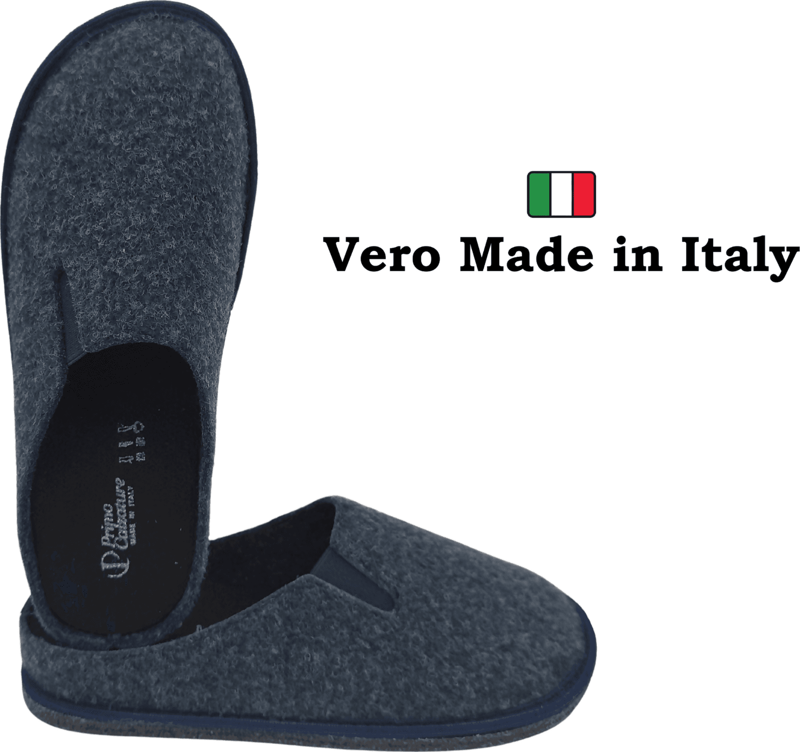Primo Calzature Ottime Pantofole Chiuse da Uomo, Ciabatte Invernali per Casa, Soletta in Memory Foam, Plantare Estraibile, 100% Made in Italy in Pantofole Primo Calzature - Venezia, commercioVirtuoso.it