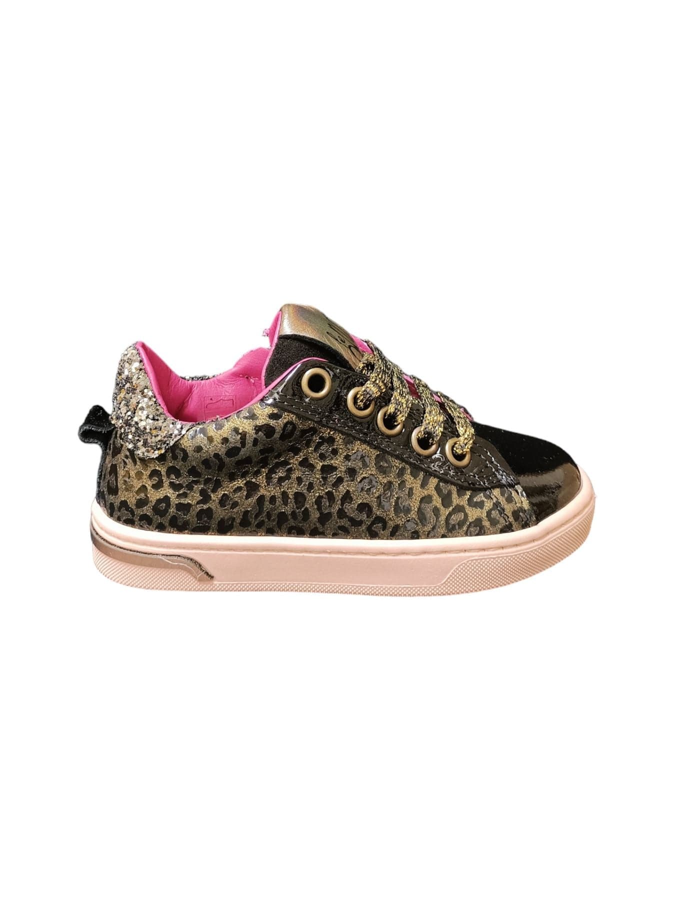 Scarpe sneakers Bambine e ragazze leoph FLAME 1E  nero-maculato-viola laccio - 7