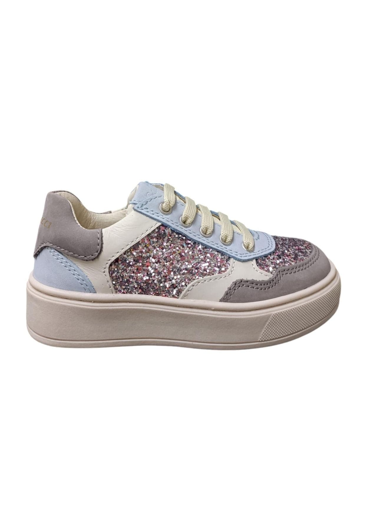 Scarpe sneakers Bambine e ragazze balducci KIABI  beige-rosa-bianco-multicolor laccio e zip laterale - 6