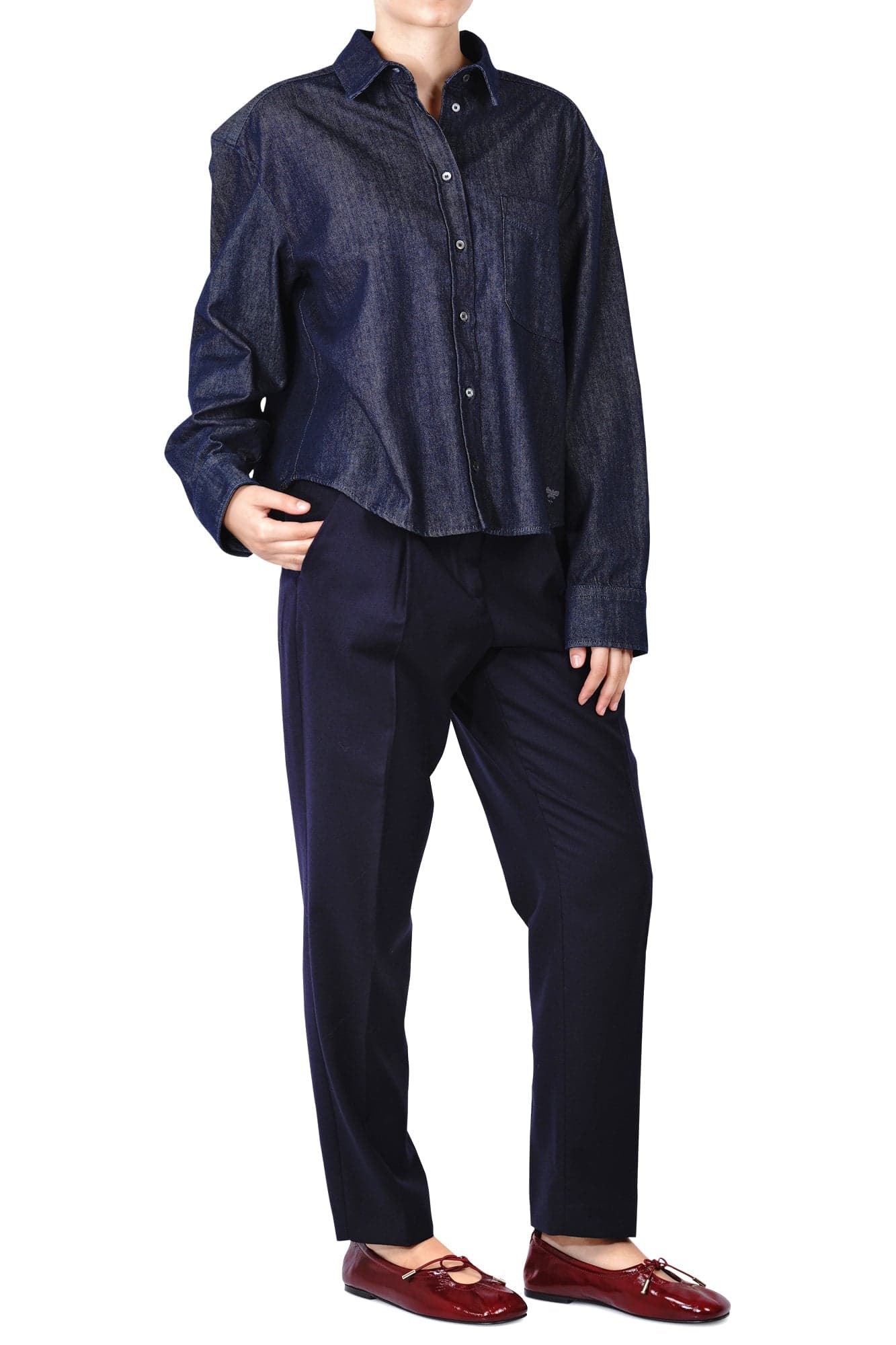 WEEKEND MAXMARA Weekend MaxMara - Pantalone - 460929 - Blu da donna in Pantaloni Drestige - Casamassima, commercioVirtuoso.it