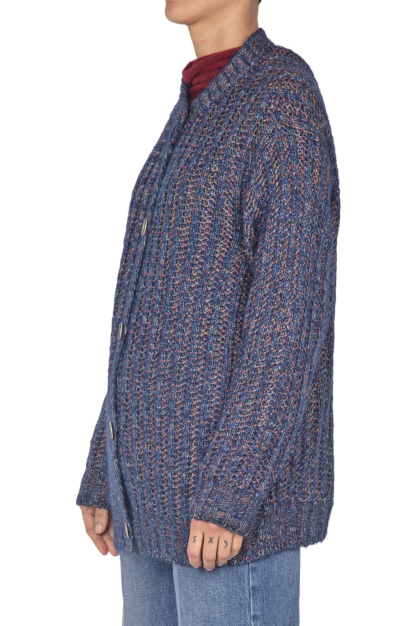 LA FEMME BLANCHE La Femme Blanche - Cardigan - 441809 - Blu da donna in Copricostumi e parei Drestige - Casamassima, commercioVirtuoso.it
