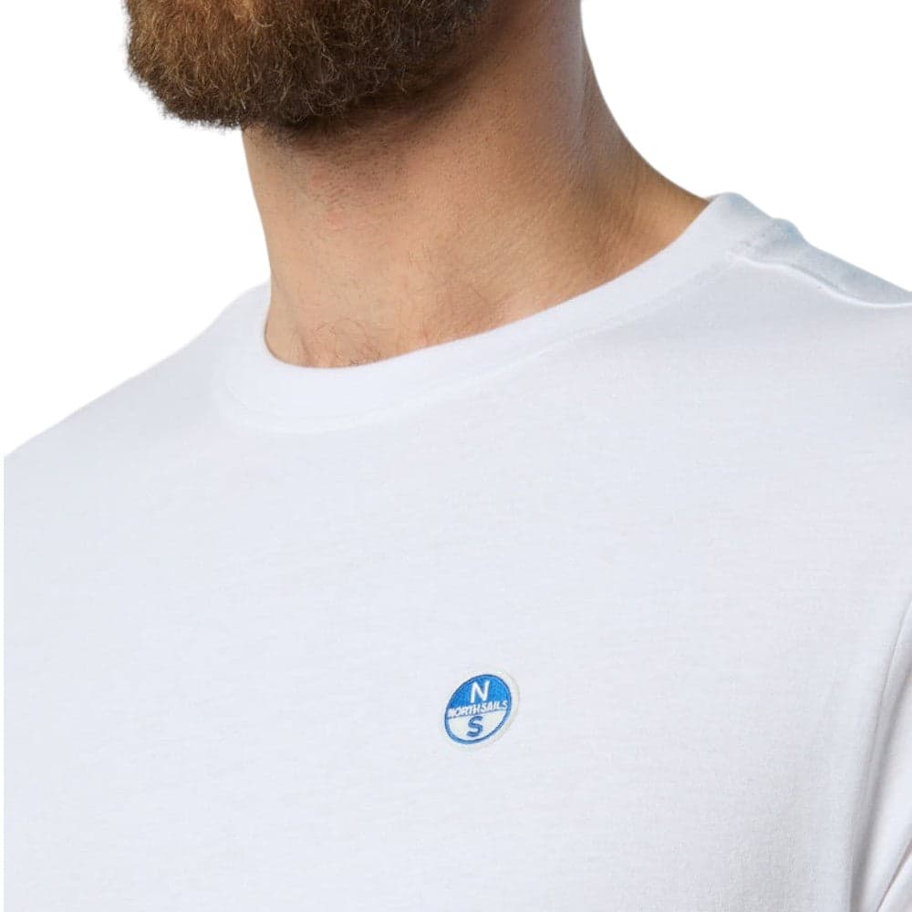 North Sails t-shirt bianca basic 692970 in T-shirt Prodotti di Classe - Nocera Superiore, commercioVirtuoso.it