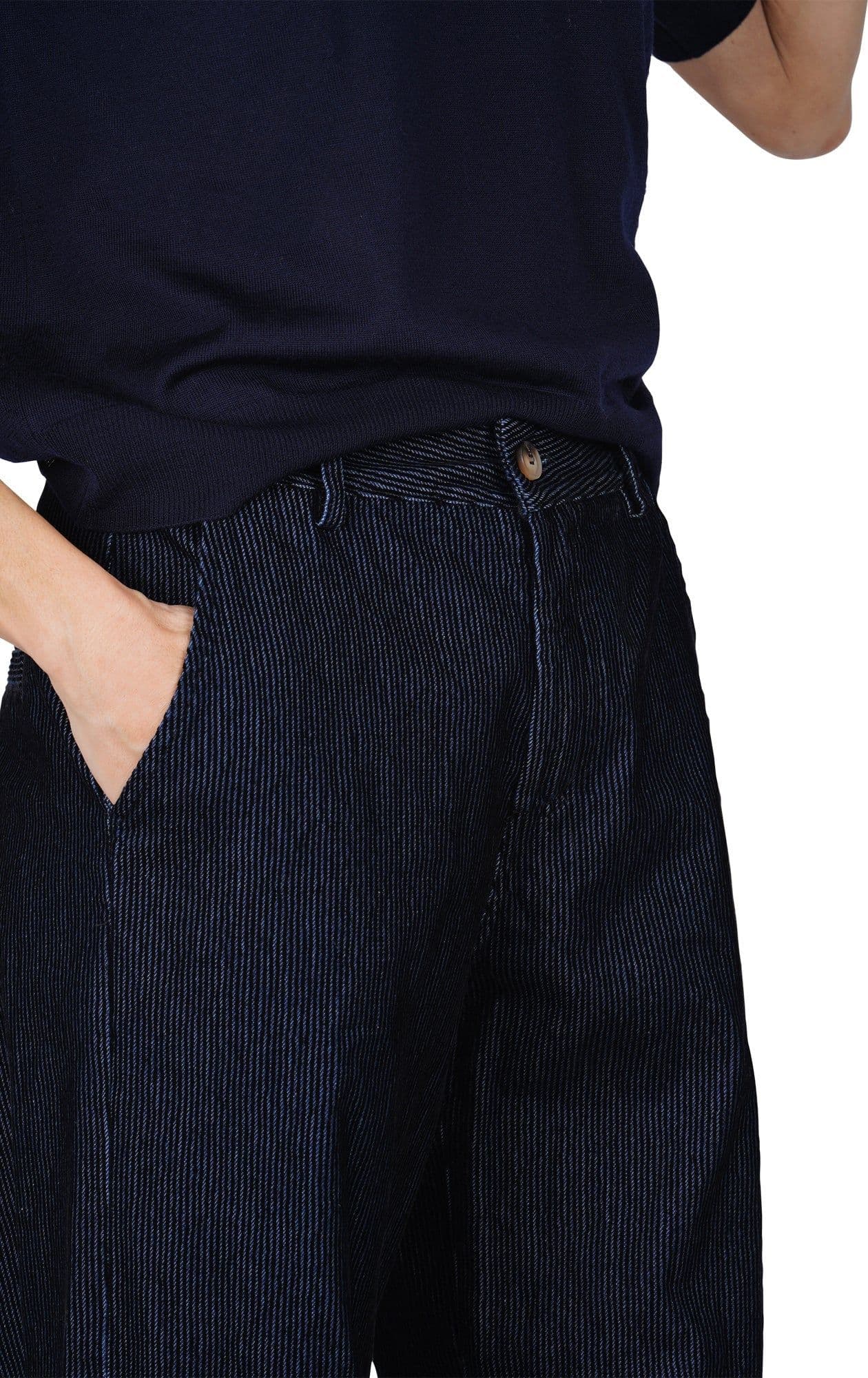 LA FEMME BLANCHE La Femme Blanche - Pantalone - 461599 - Blu da donna in Pantaloni sportivi Drestige - Casamassima, commercioVirtuoso.it
