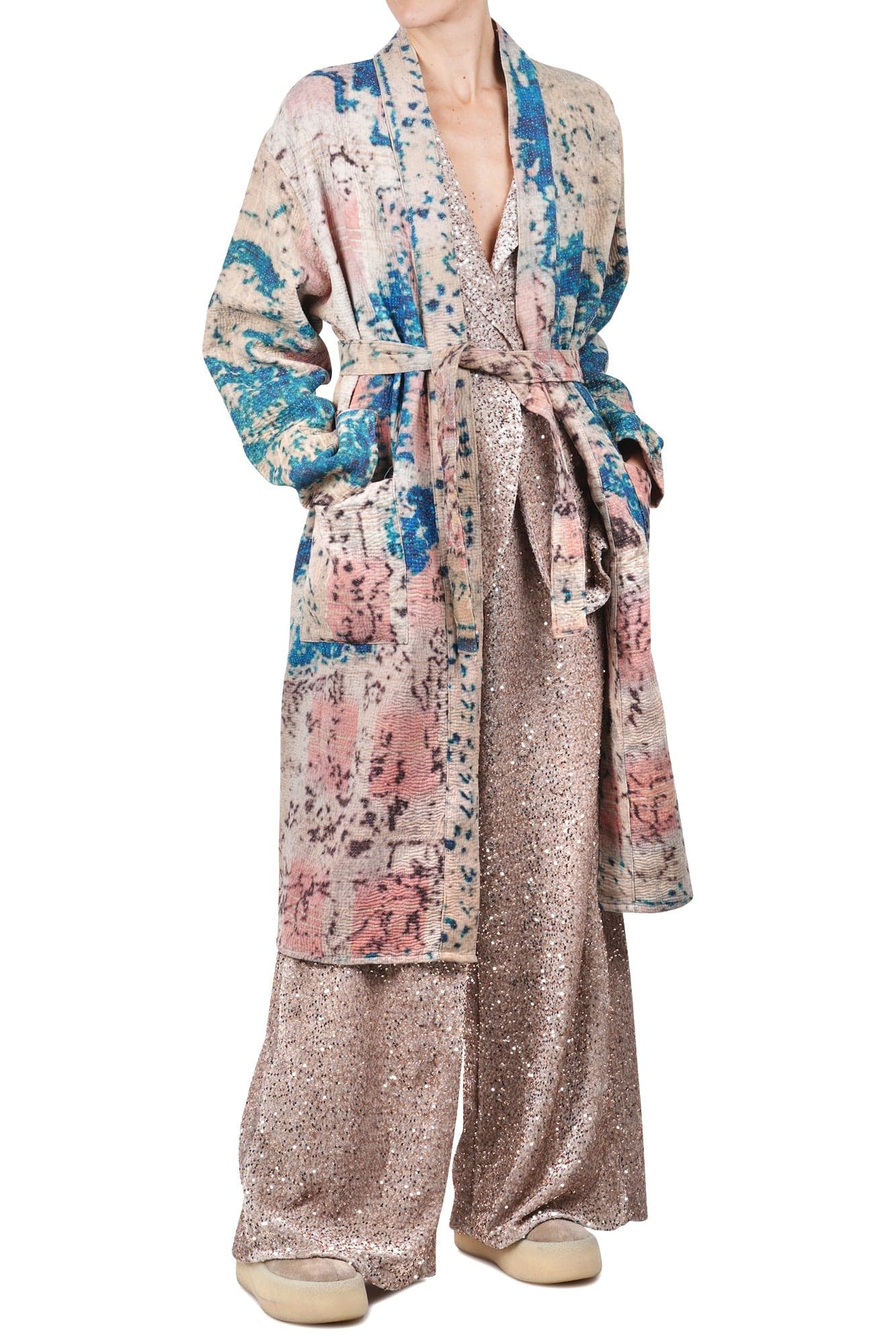 LA FEMME BLANCHE La Femme Blanche - Kimono - 470159 - Fantasia Panna da donna in Accappatoi e vestaglie Drestige - Casamassima, commercioVirtuoso.it