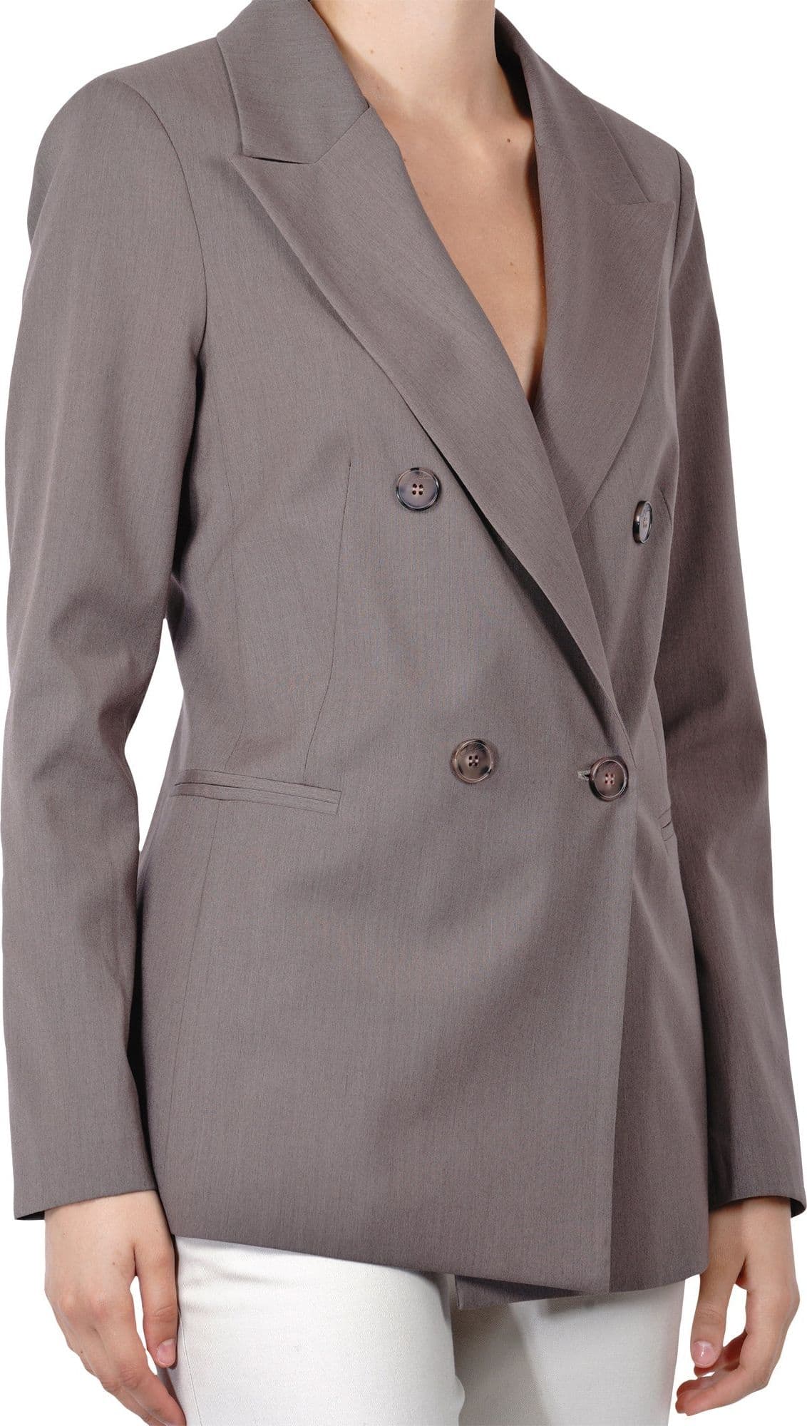 SO ALLURE So Allure - Giacca - 460563 - Tortora da donna in Giacche Drestige - Casamassima, commercioVirtuoso.it