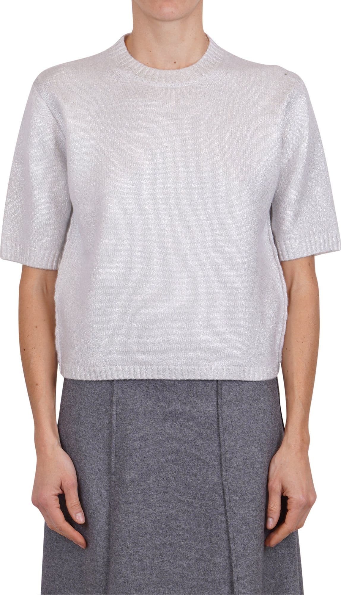 Semi-Couture Semi Couture - Maglia - 461700 - Grigio perla da donna in Maglioni Drestige - Casamassima, commercioVirtuoso.it