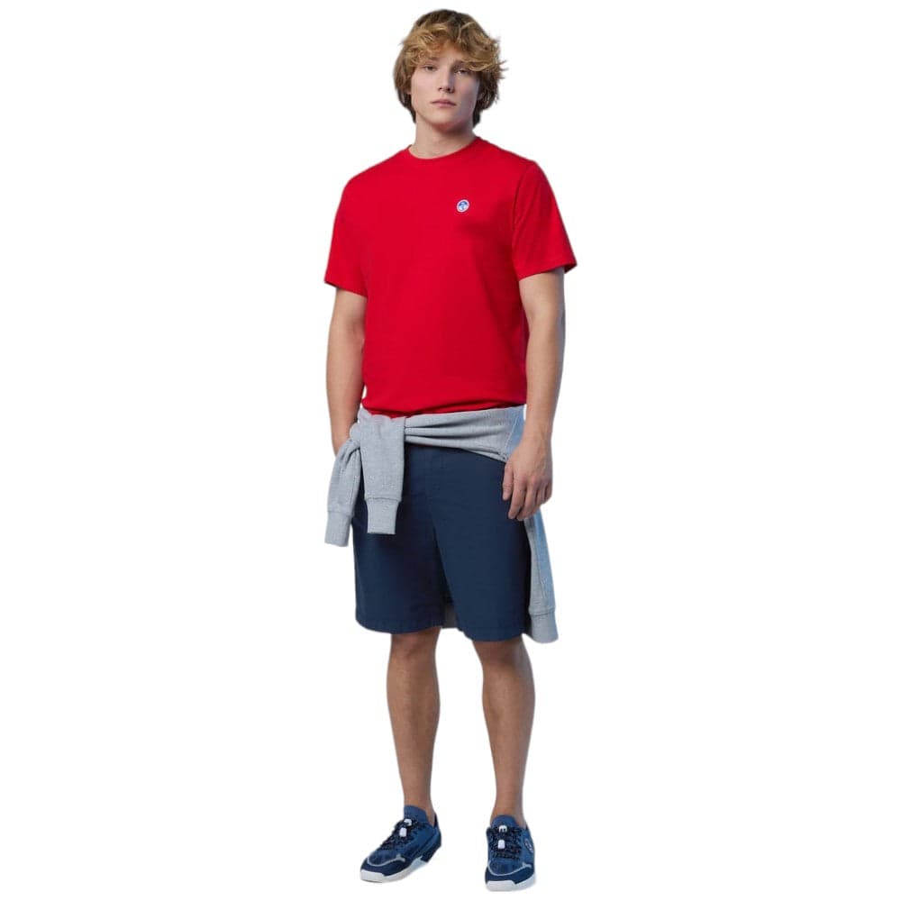 North Sails t-shirt rossa basic 692970 in T-shirt Prodotti di Classe - Nocera Superiore, commercioVirtuoso.it
