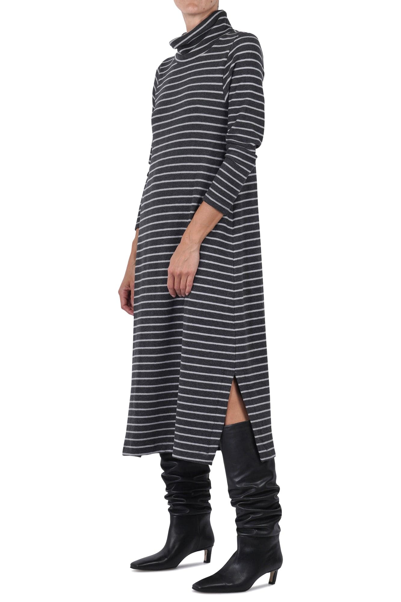 MAMA B Mama B - Abito - 460647 - Grigio/Antracite da donna in Casual Drestige - Casamassima, commercioVirtuoso.it