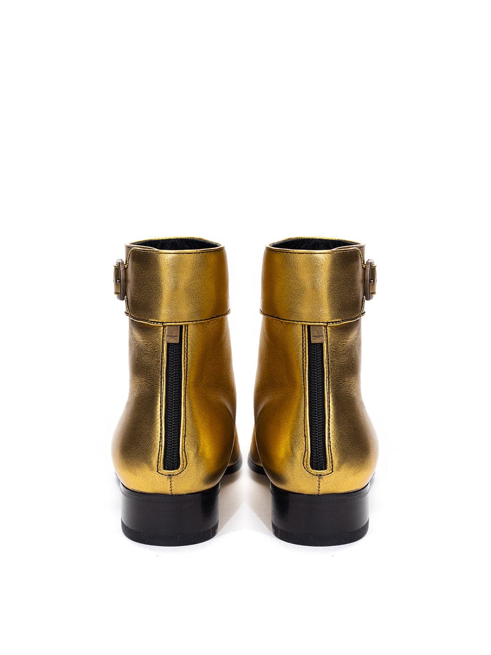 Saint Laurent Ankle Boot Oro in Pelle da donna in Stivali Drestige - Casamassima, commercioVirtuoso.it