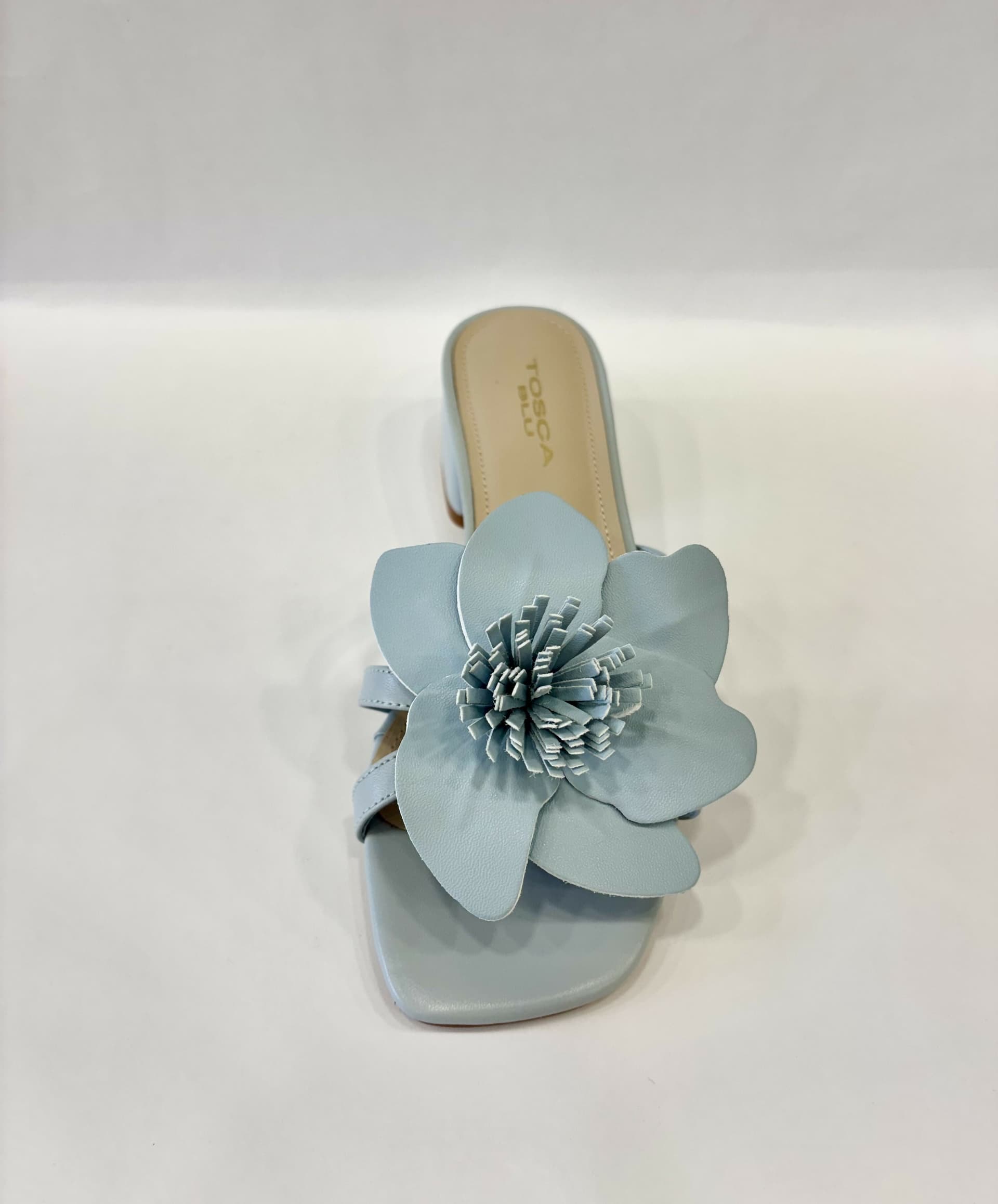 ToscaBlu Donna Sandali flat Lisbona in pelle con accessorio in Ciabatte moda Cantali Calzature - Randazzo, commercioVirtuoso.it