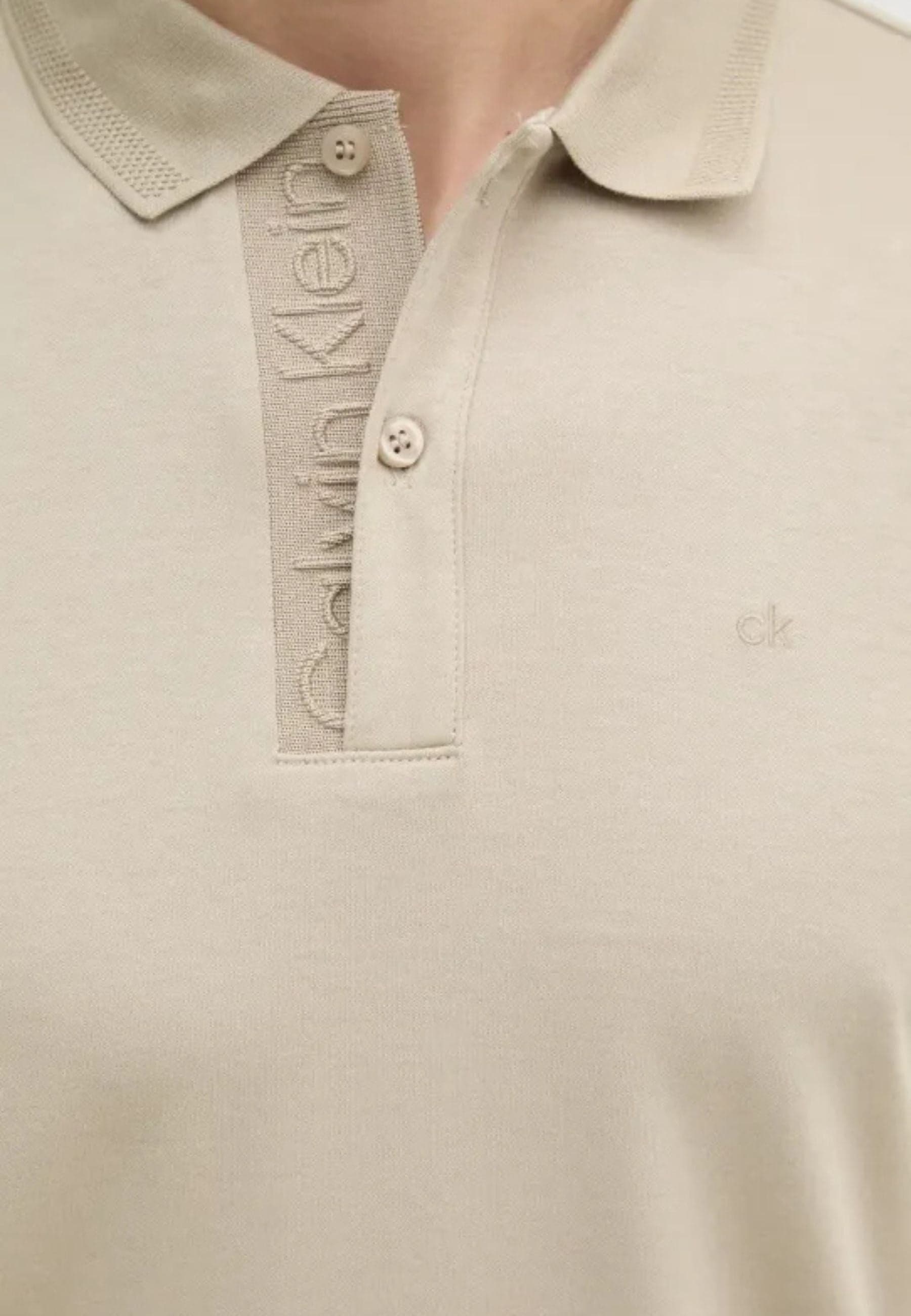 calvin klein POLO LIQUID TOUCH TEXTURE COLLAR POLO da uomo in Polo Drestige - Casamassima, commercioVirtuoso.it