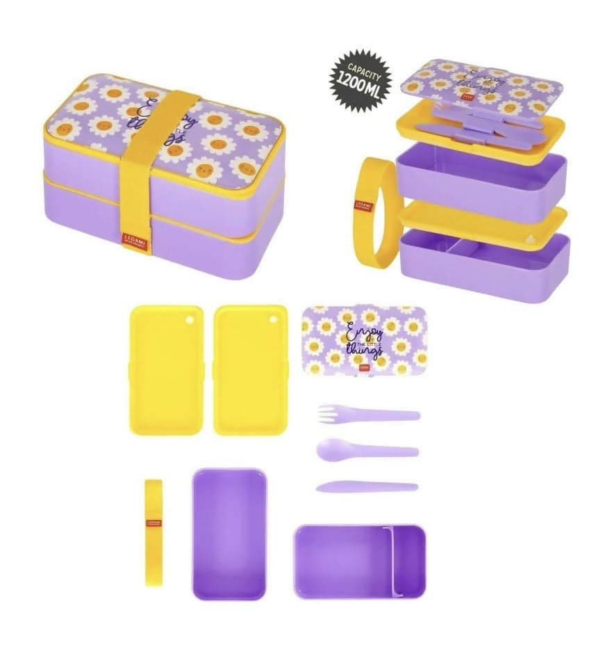 LEGAMI CONTENITORE PORTA PRANZO 1200 ML – DAISY in Storia Cartoleria Deja Vu - Crotone, commercioVirtuoso.it