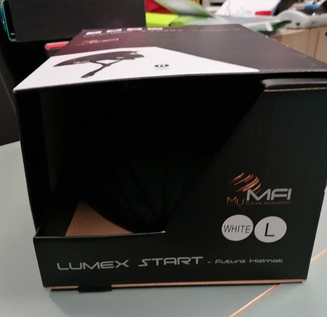 MFI - CASCO LUMEX START WHITE TG L (58-61) in Caschi a 360° Stockdoc - Terni, commercioVirtuoso.it