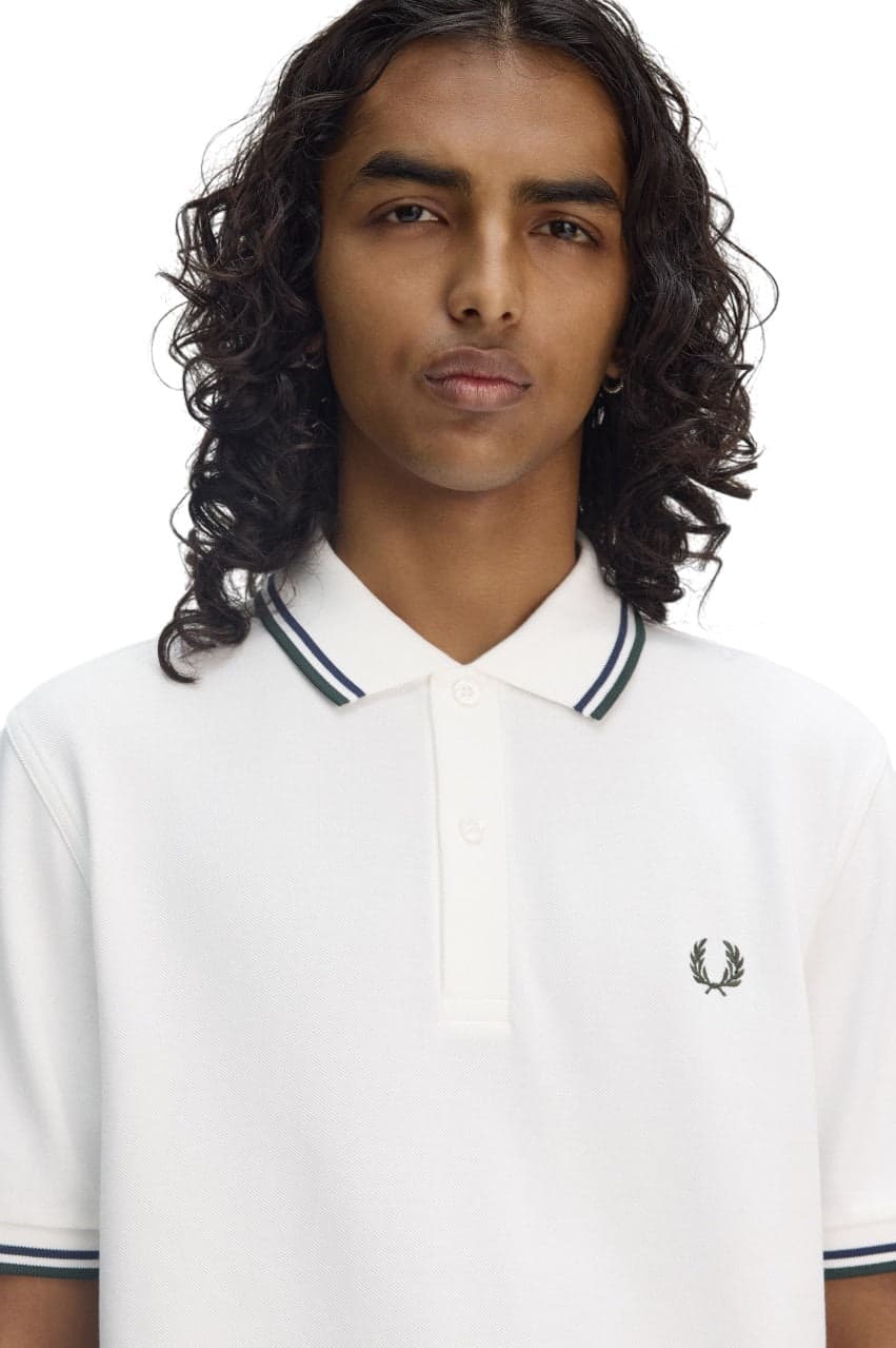 Fred Perry T-shirt e Polo Bianco da uomo in Polo Drestige - Casamassima, commercioVirtuoso.it