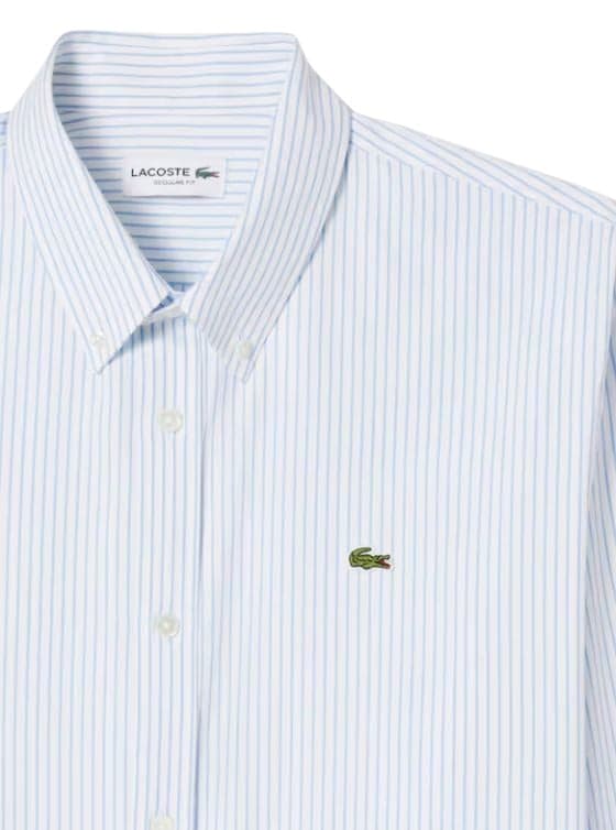 Lacoste Camicie Azzurro da uomo in Camicie casual Drestige - Casamassima, commercioVirtuoso.it
