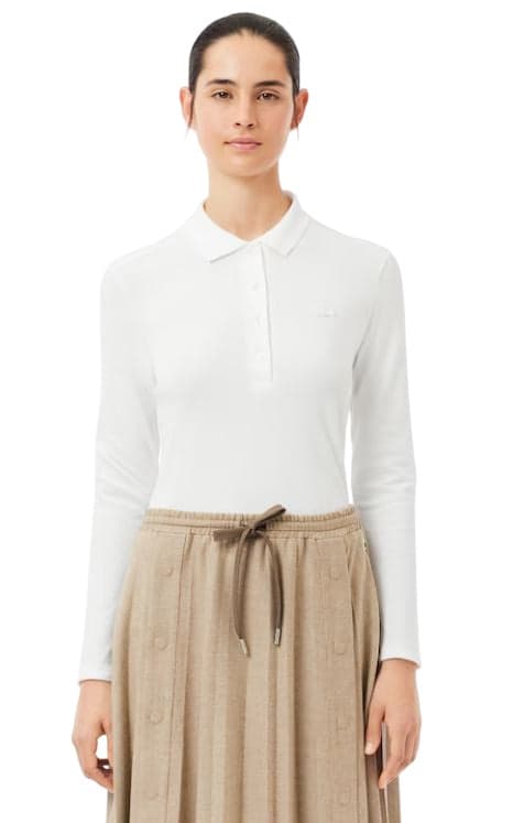 Lacoste T-shirt e Polo Bianco da donna in Polo Drestige - Casamassima, commercioVirtuoso.it