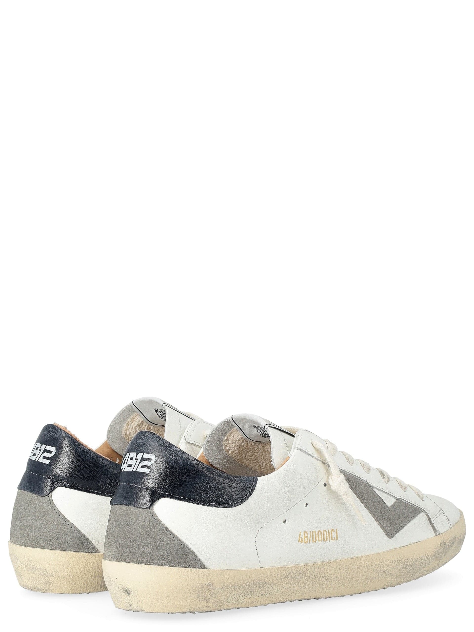 4B12 Sneakers Bianco da uomo in Sneaker casual Drestige - Casamassima, commercioVirtuoso.it