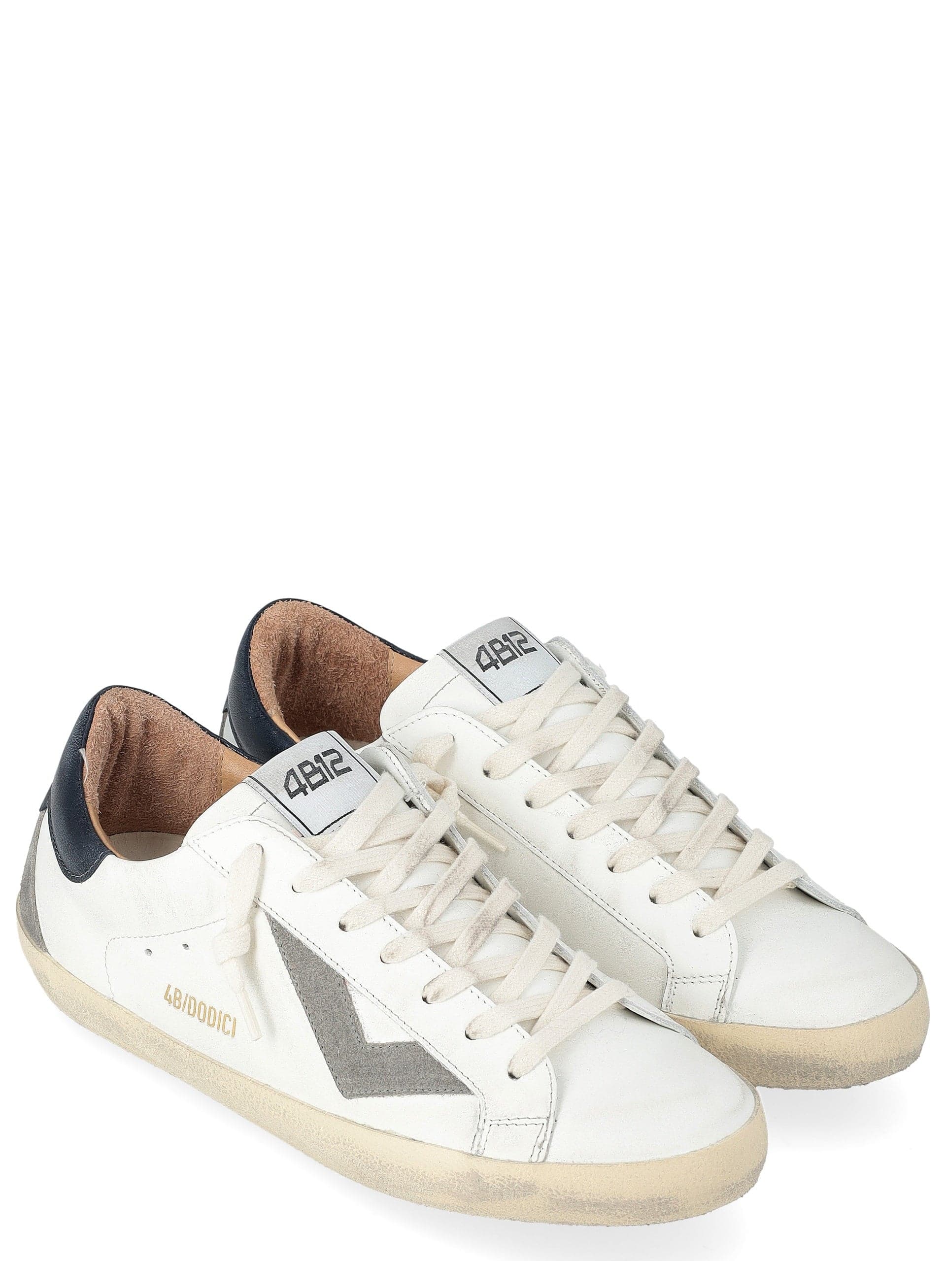 4B12 Sneakers Bianco da uomo in Sneaker casual Drestige - Casamassima, commercioVirtuoso.it