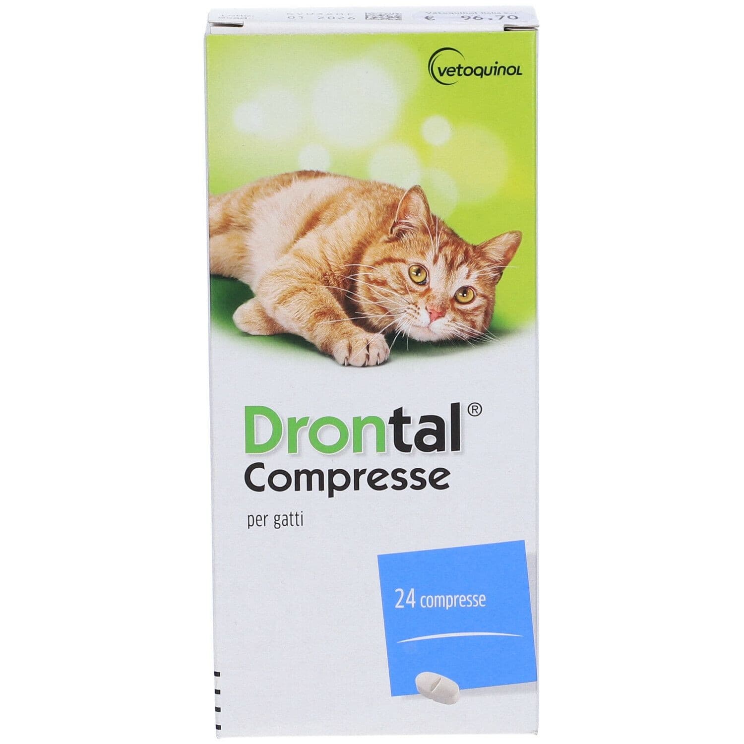 Sverminante Vetoquinol Drontal Compresse per Gatti in Vermifughi 101 Market - Poggibonsi, commercioVirtuoso.it
