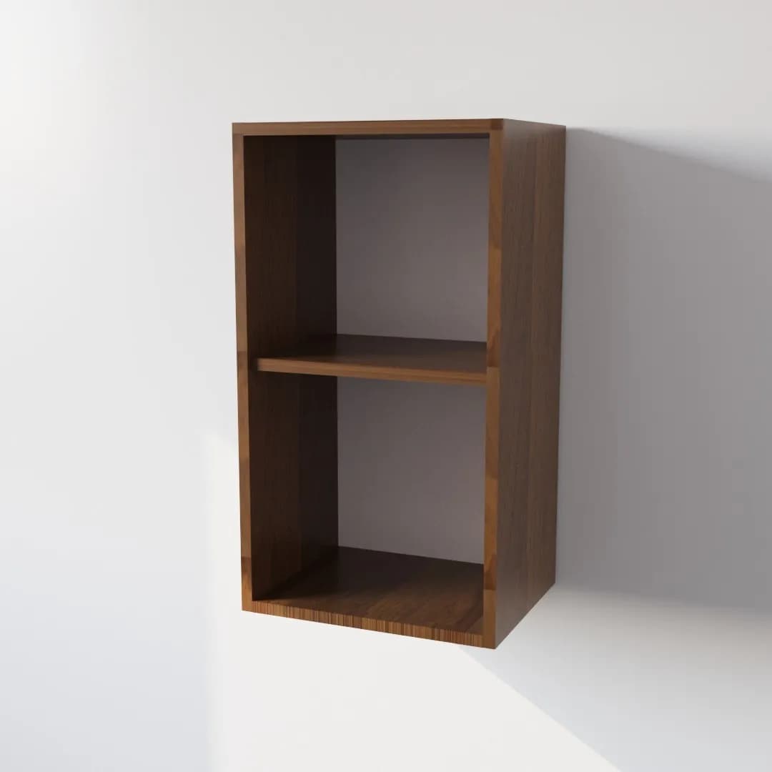 Pensile Cucina in Legno Nobilitato Noce con 1 Anta Altezza 72 cm in prodotto Calandrelli - Napoli, commercioVirtuoso.it