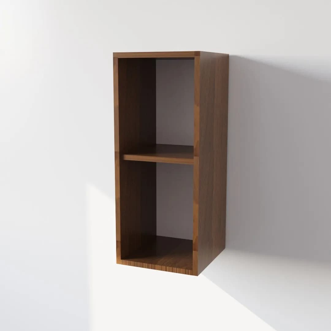Pensile Cucina in Legno Nobilitato Noce con 1 Anta Altezza 72 cm in prodotto Calandrelli - Napoli, commercioVirtuoso.it
