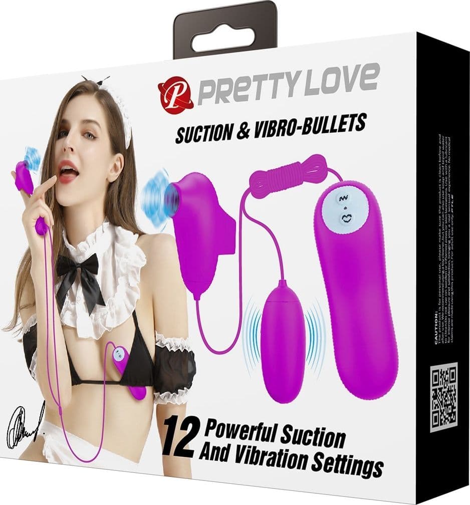 Mini Vibratore Pretty Love Suction e Vibro Bullets in Vibratori classici Sexy Tentazioni - Siracusa, commercioVirtuoso.it