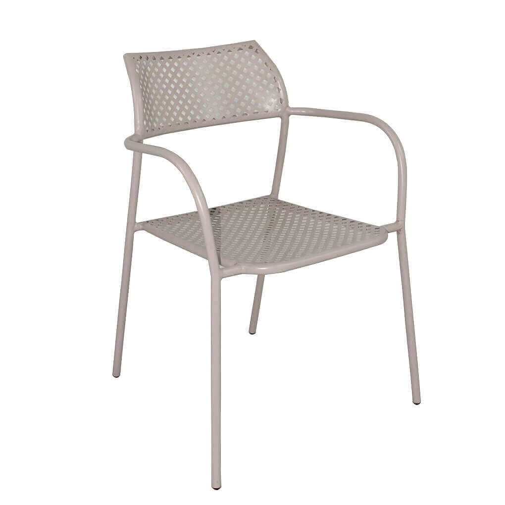 INDEX - set tavolo in metallo cm 80x80x73h con 2 sedute Tortora in Tavoli standard Milani Home - Dueville, commercioVirtuoso.it