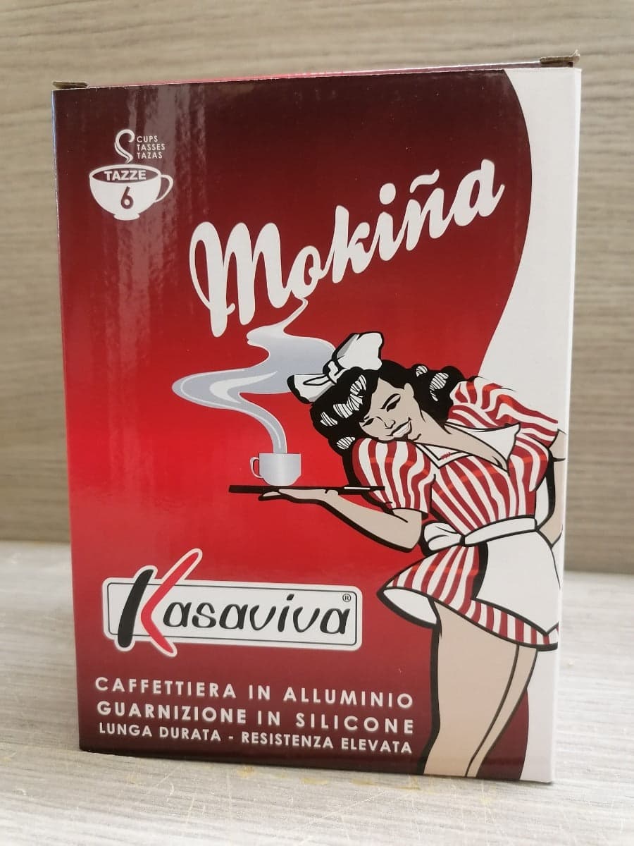 KASAVIVA CAFFETTIERA MOKINA 6 TAZZE in Moke e caffettiere Stockdoc - Terni, commercioVirtuoso.it