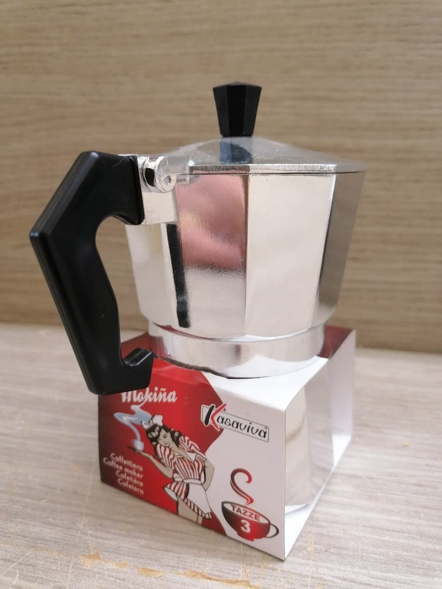 KASAVIVA - CAFFETTIERA MOKINA 3 TAZZE in Moke e caffettiere Stockdoc - Terni, commercioVirtuoso.it
