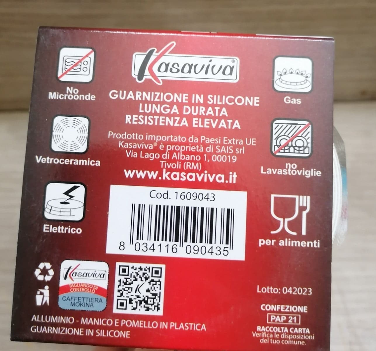 KASAVIVA - CAFFETTIERA MOKINA 3 TAZZE in Moke e caffettiere Stockdoc - Terni, commercioVirtuoso.it