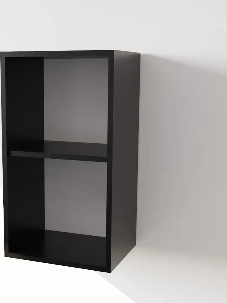 Pensile Cucina in Legno Nobilitato Nero con 1 Anta Altezza 72 cm in prodotto Calandrelli - Napoli, commercioVirtuoso.it