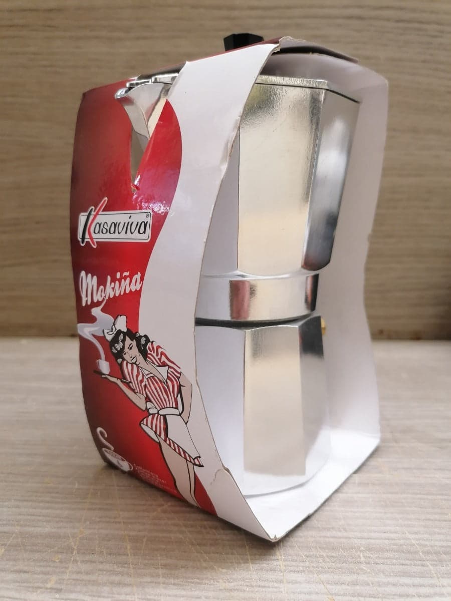 KASAVIVA - CAFFETTIERA MOKINA 6 TAZZE in Moke e caffettiere Stockdoc - Terni, commercioVirtuoso.it