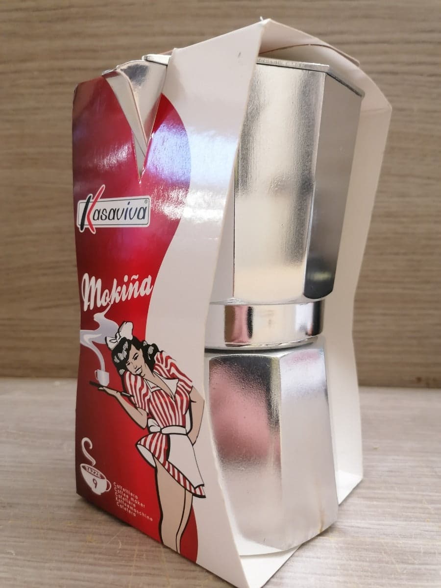 KASAVIVA - CAFFETTIERA MOKINA 9 TAZZE in Moke e caffettiere Stockdoc - Terni, commercioVirtuoso.it