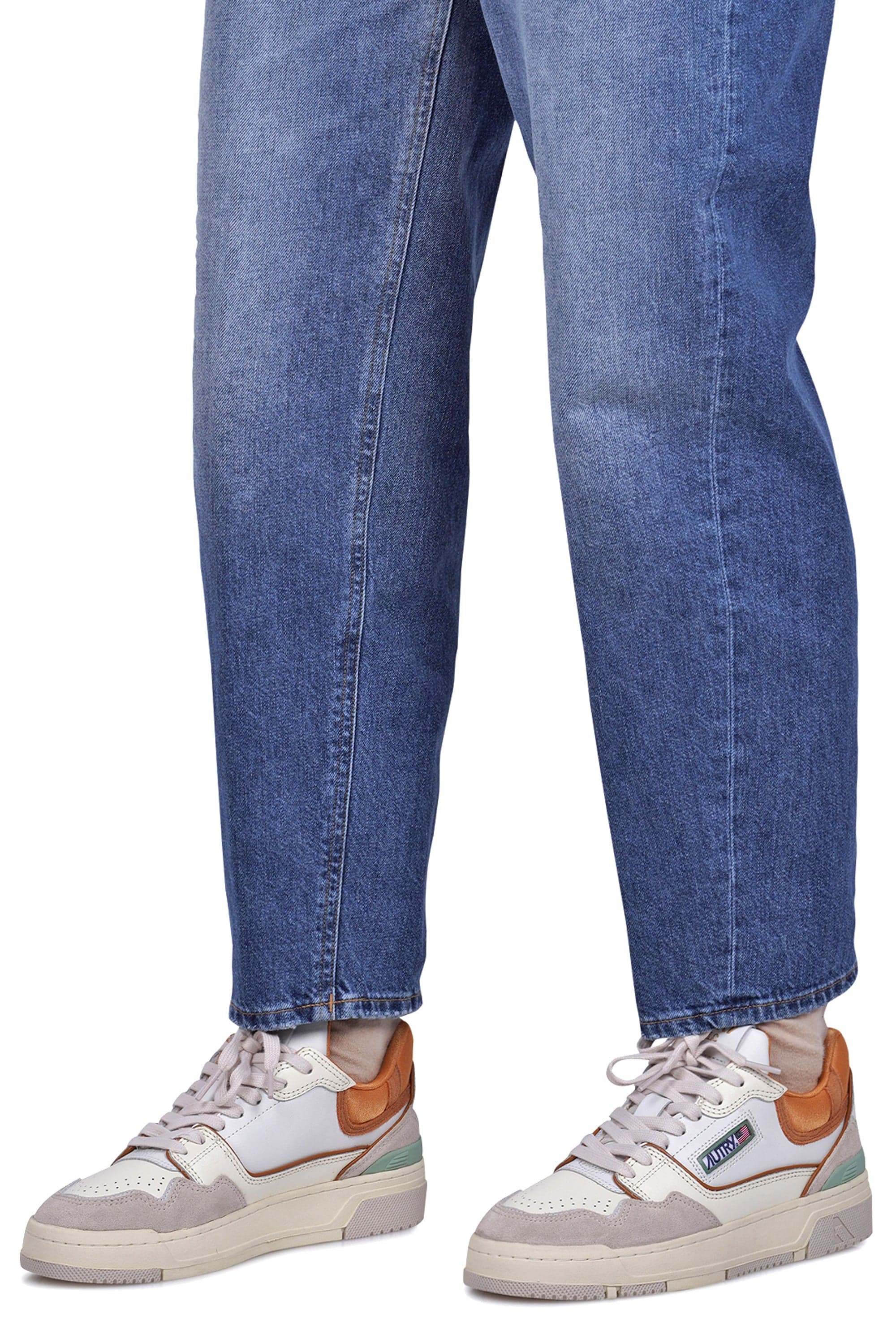 AUTRY Autry - Sneakers - 470546 - Beige/Arancione da donna in Sneaker casual Drestige - Casamassima, commercioVirtuoso.it