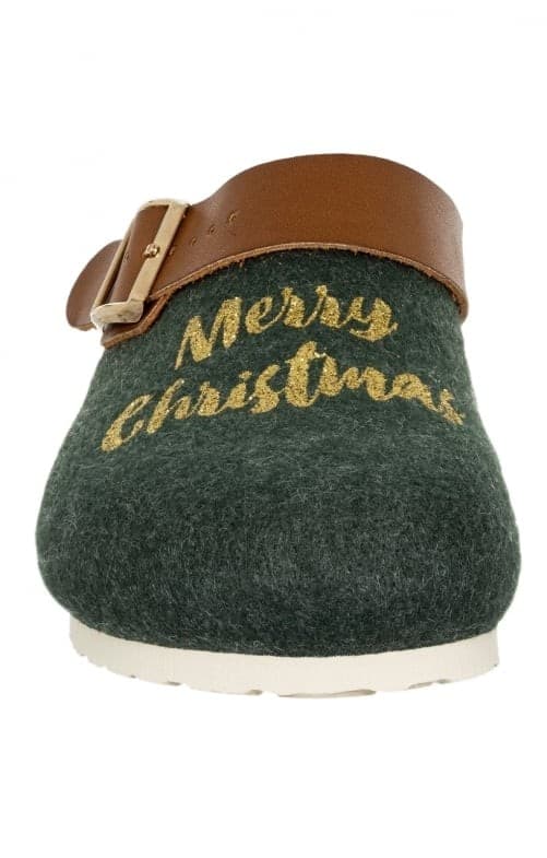 Genuins G101388 - Pantofole "Shetland Xmas", colore: Verde giallo in Pantofole 3A Moda Mare Sport - Bellaria Igea Marina, commercioVirtuoso.it
