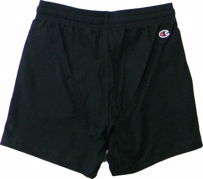 Champion SHORTS Pro Jersey gr.220 100%Cotton Logo Piccolo, Nero in Pantaloncini sportivi 3A Moda Mare Sport - Bellaria Igea Marina, commercioVirtuoso.it