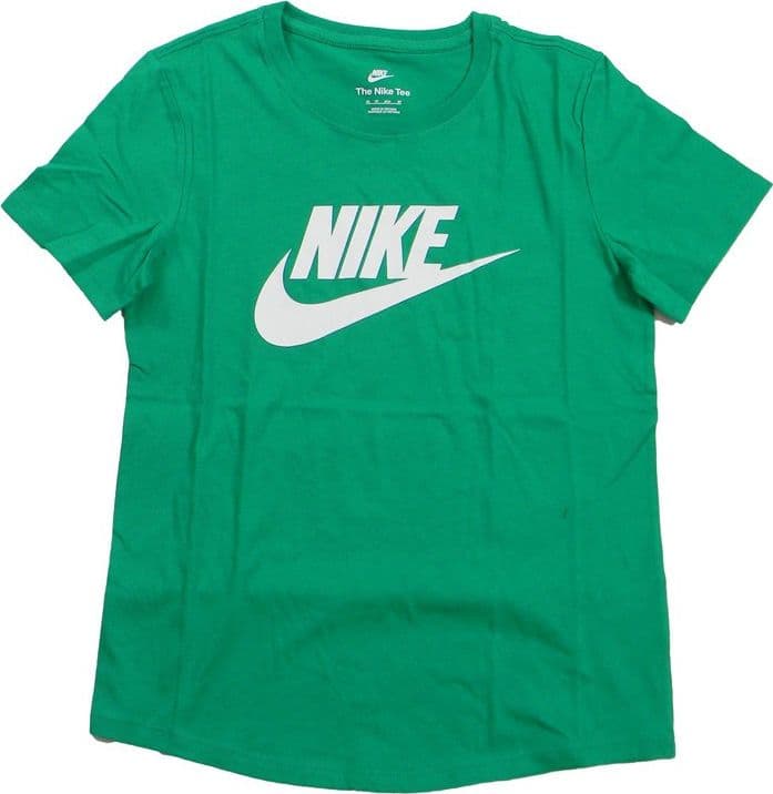Nike Women's Top W NSW Club SS Tee ICN Ftra, Stadium Green, DX7906-326 in T-Shirt 3A Moda Mare Sport - Bellaria Igea Marina, commercioVirtuoso.it