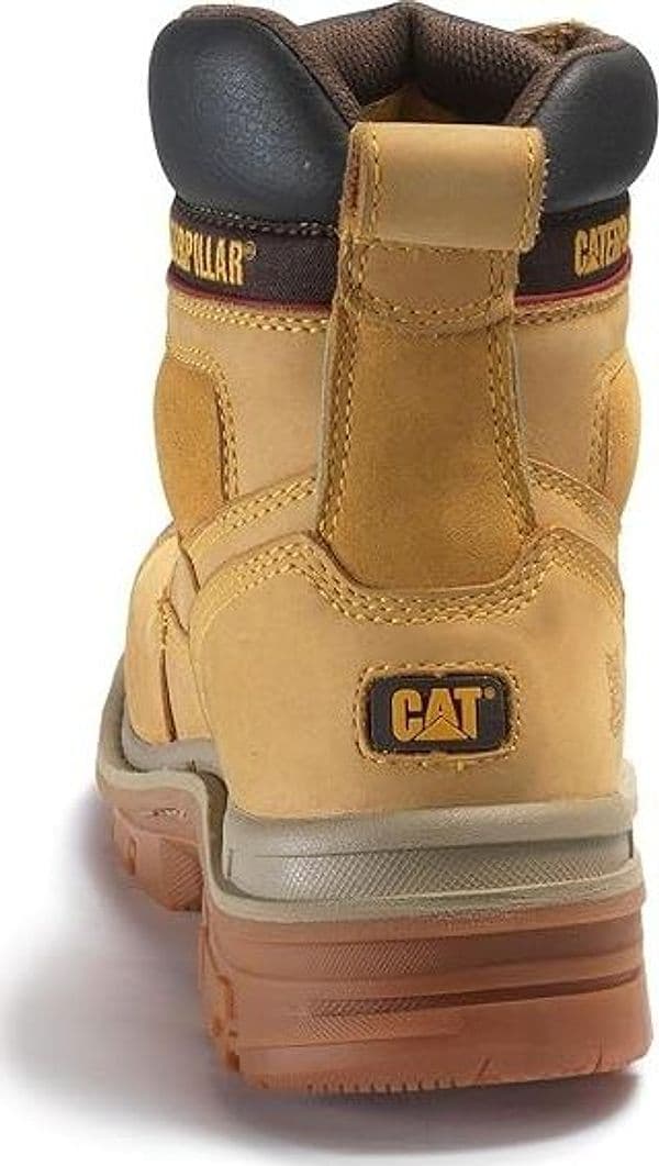 Cat Erpillar CAT - Stivali antinfortunistici da uomo, in pelle, con lacci, colore: Gravel in Stivali 3A Moda Mare Sport - Bellaria Igea Marina, commercioVirtuoso.it