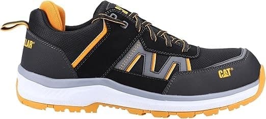Caterpillar Accelerate S3 Safety Trainer Black-Orange Breathable in Scarpe 3A Moda Mare Sport - Bellaria Igea Marina, commercioVirtuoso.it