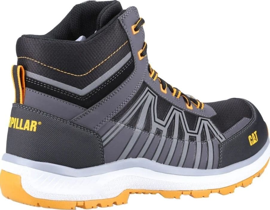 Caterpillar Charge - Stivali di sicurezza da uomo, Nero-Arancione in Stivali 3A Moda Mare Sport - Bellaria Igea Marina, commercioVirtuoso.it