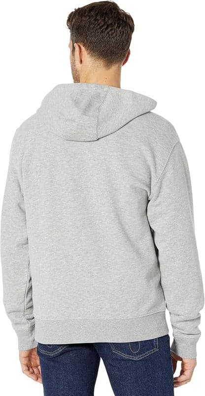Dickies Uomo, Felpa in pile con zip integrale Midweight, vestibilità regular, Heather Grey, OS in Felpe con cappuccio 3A Moda Mare Sport - Bellaria Igea Marina, commercioVirtuoso.it
