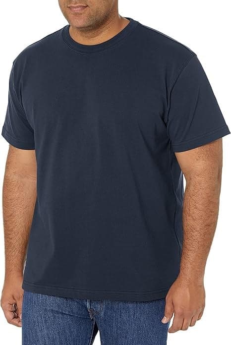 Dickies Uomo, Maglietta vestibilità rilassata Heavyweight SS, Blu SCURO in T-shirt 3A Moda Mare Sport - Bellaria Igea Marina, commercioVirtuoso.it