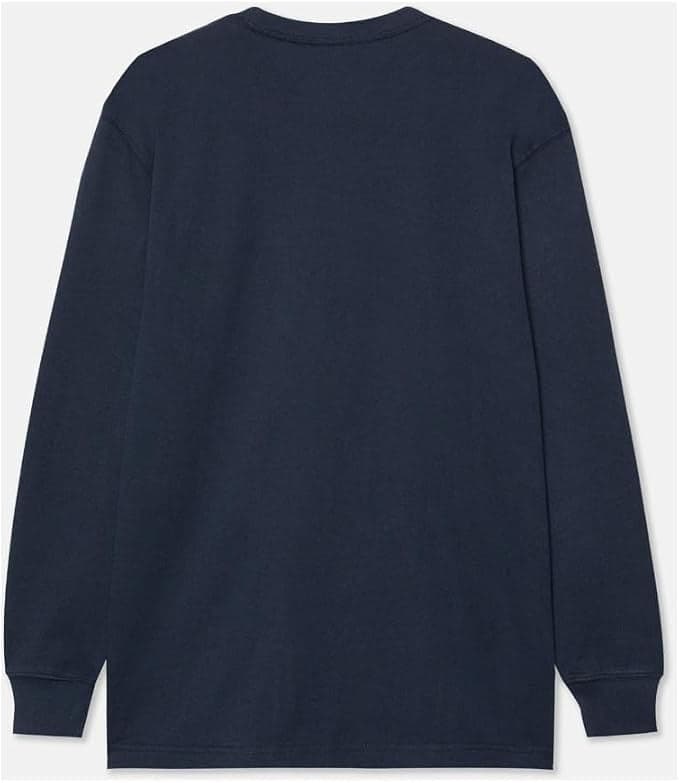 Dickies HEAVYWEIGHT LS POCKET TEE RELAXED, T-shirt Uomo, Blu (Dark Navy) in T-shirt 3A Moda Mare Sport - Bellaria Igea Marina, commercioVirtuoso.it