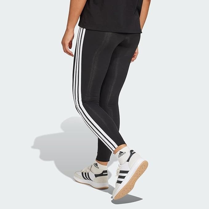 adidas Leggings Essentials Donna 3-Stripes Cotton - Nero in Pantaloncini sportivi 3A Moda Mare Sport - Bellaria Igea Marina, commercioVirtuoso.it