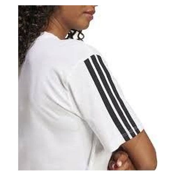 adidas Essentials Donna 3-Stripes Boyfriend Tee - White in T-Shirt 3A Moda Mare Sport - Bellaria Igea Marina, commercioVirtuoso.it