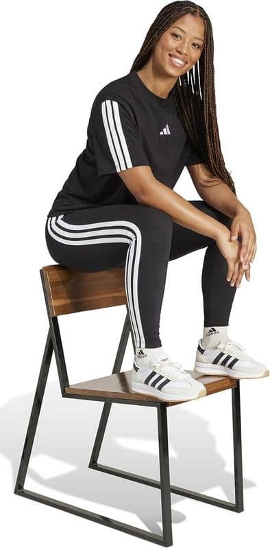 adidas t-shirt in cotone Essentials donna colore nero in T-Shirt 3A Moda Mare Sport - Bellaria Igea Marina, commercioVirtuoso.it