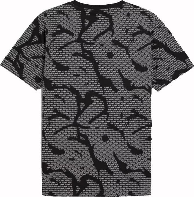 PUMA T-Shirt Uomo Ess+Logo Lab AOP Tee 684668 (Nero) in T-shirt 3A Moda Mare Sport - Bellaria Igea Marina, commercioVirtuoso.it