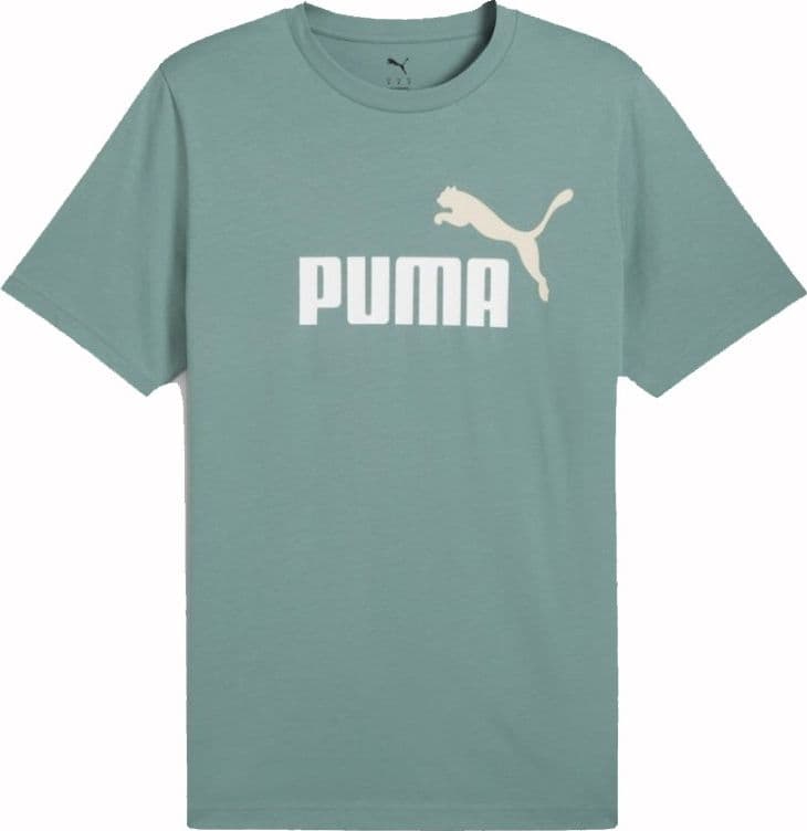 PUMA Ess No. 1 Logo Tee Magliette, Green Moon, Unisex-Adulto