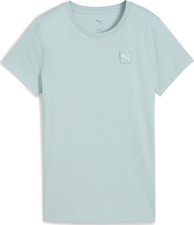 PUMA Ess Elevated Rib Tee, Magliette Unisex - Adulto, Modern Mint