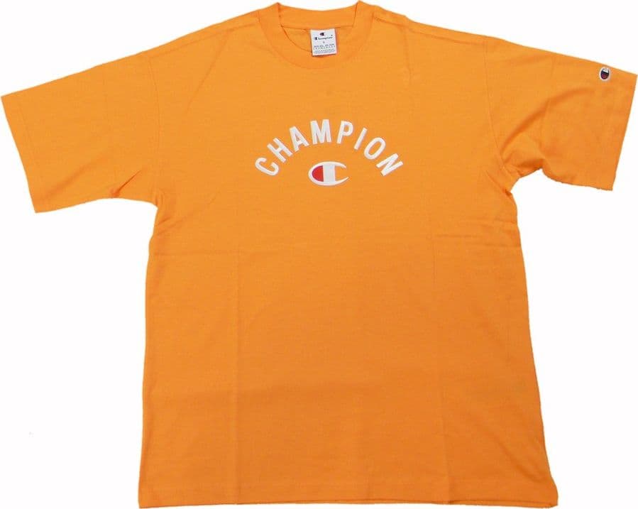 Champion T-SHAPE TEE  Light Uomo Cotton Jersey gr.150 Arancione